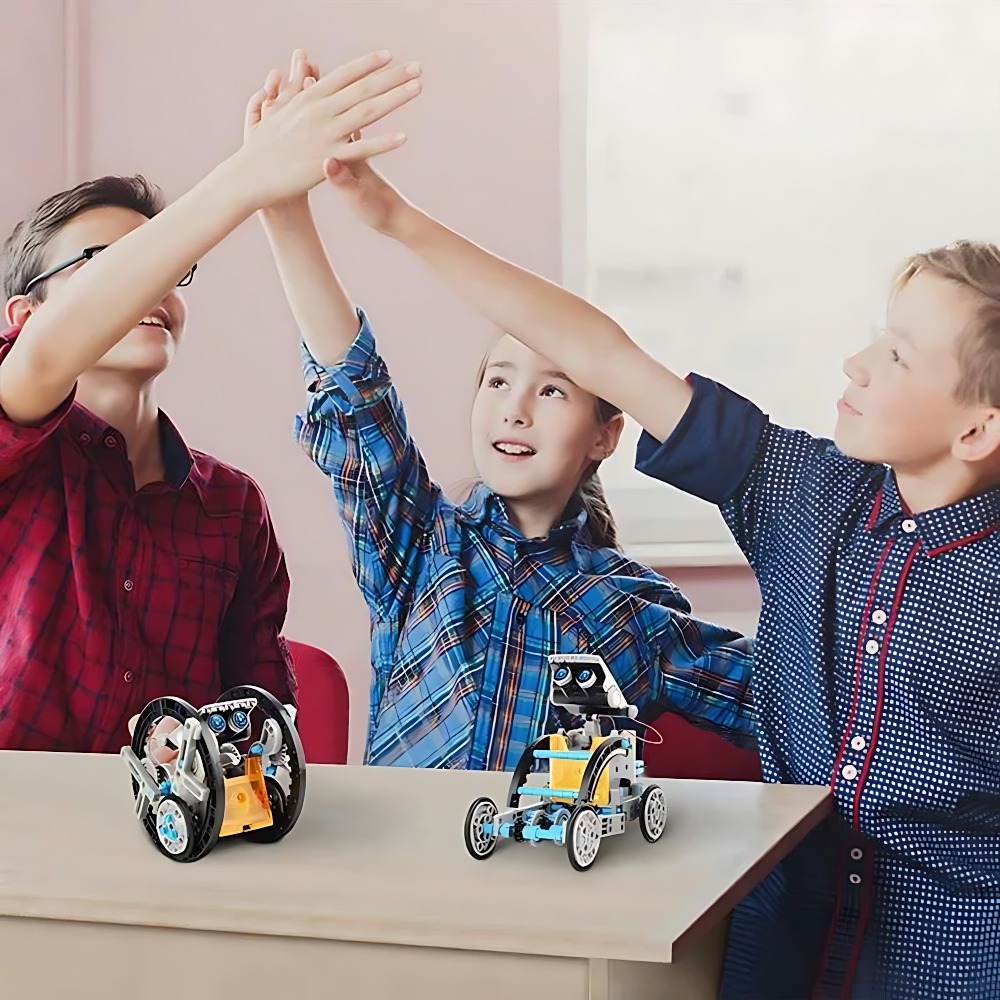 Zonne-robot bouwstenen 12 in 1 - Science Robot recensie en prijs