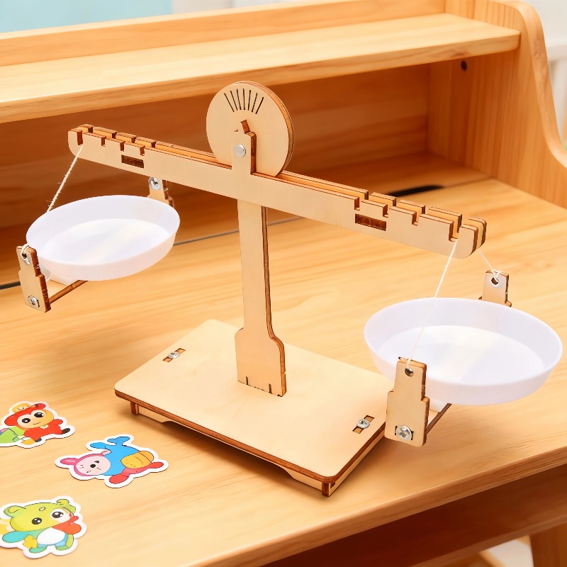 Houten DIY Balansweegschaal Bo - Science Project Physics recensie en prijs