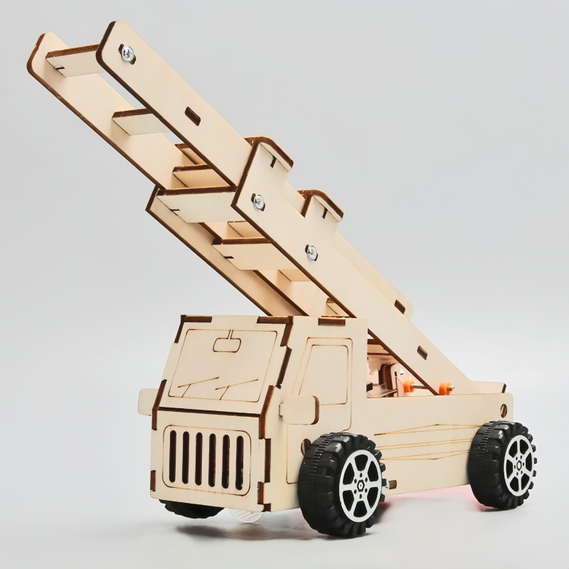 DIY houten ladder brandweerwag - Science Project Diy recensie en prijs